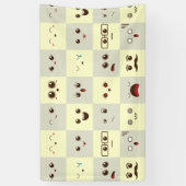 Niedliches Gesicht Banner (Vertikal)