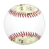 Niedliches Gesicht Baseball (Rückseite)