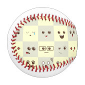 Niedliches Gesicht Baseball (Vorderseite Links)