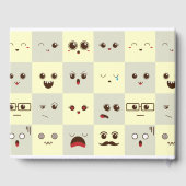 Niedliches Gesicht Gästebuch (Rückseite)