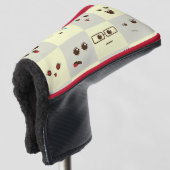Niedliches Gesicht Golf Headcover (3/4 Vorderseite)