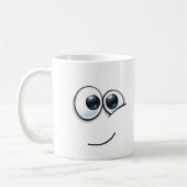 Niedliches Gesicht Kaffeetasse (Links)