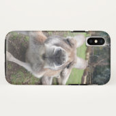 Niedliches Gesicht Kangaroo Kawaii Foto Case-Mate iPhone Hülle (Rückseite (Horizontal))