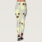 Niedliches Gesicht Leggings (Rückseite)
