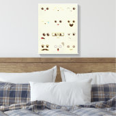 Niedliches Gesicht Leinwanddruck (Insitu (Schlafzimmer))