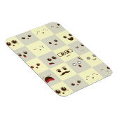 Niedliches Gesicht Magnet (Rechte Seite)