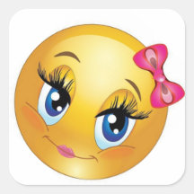 Niedliches Gesicht mit Bogen