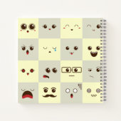 Niedliches Gesicht Notizblock (Rückseite)