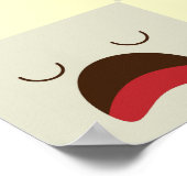 Niedliches Gesicht Poster (Ecke)