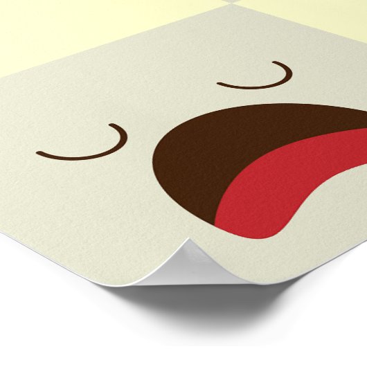 Niedliches Gesicht Poster (Ecke)