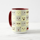 Niedliches Gesicht Tasse (Vorderseite Links)