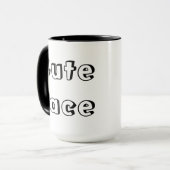 Niedliches Gesicht! Tasse (Vorderseite Links)