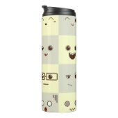 Niedliches Gesicht Thermosbecher (Nach rechts gedreht)