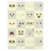 Niedliches Gesicht Tischdecke (Vorderseite)