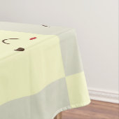 Niedliches Gesicht Tischdecke (Beispiel)