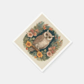 Niedliches Gesichtsauge Serviette (Ecke)