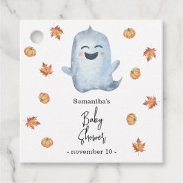 Niedliches Gespenst - Babydusche Geschenkanhänger