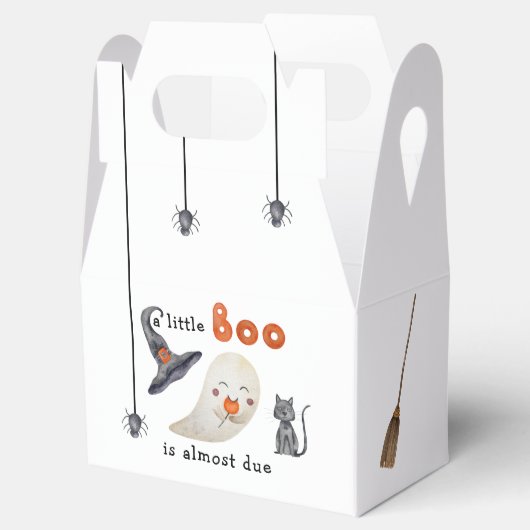 Niedliches Gespenst - Babydusche Geschenkschachtel (Geöffnet)