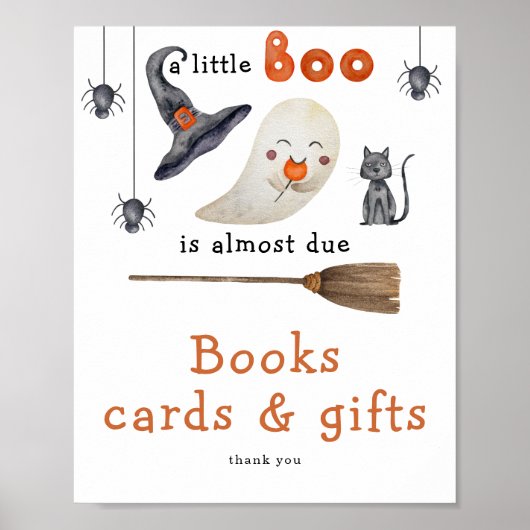 Niedliches Gespenst - Büchskarten und -geschenke Poster (Vorne)