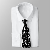 Niedliches Gespenst, Fledermäuse & Spieglein Hallo Krawatte (Gebunden)