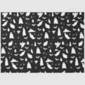 Niedliches Gespenst, Fledermäuse & Spieglein Hallo Seidenpapier (Vorderseite)