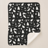 Niedliches Gespenst, Fledermäuse & Spieglein Hallo Sherpadecke (Vorderseite)