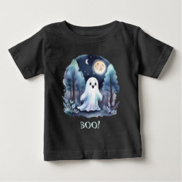 Niedliches Gespenst Geist im Wald Baby T-shirt