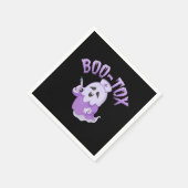 Niedliches Gespenst mit Botox-Injektion Funny Spoo Serviette (Ecke)