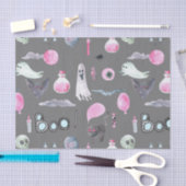 Niedliches Gespenst und Fledermäuse Seidenpapier (Handwerk)