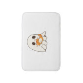 Niedliches Gespenst und Katze, Halloween Classic T Badematte (Vorderseite Vertikal)