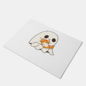 Niedliches Gespenst und Katze, Halloween Classic T Fußmatte (Schrägansicht)