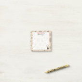 Niedliches Get Dashing Woodland Rentier-Muster Tan Post-it Klebezettel (Auf Schreibtisch)