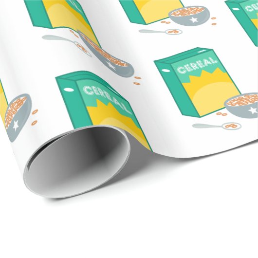 Niedliches Getreidemuster Geschenkpapier (Rolleneckpunkt)