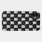 Niedliches Ghost-Blockdesign Case-Mate iPhone Hülle (Rückseite (Horizontal))