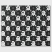 Niedliches Ghost-Blockdesign Geschenkpapier (Flach)
