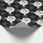 Niedliches Ghost-Blockdesign Geschenkpapier (Ecke)