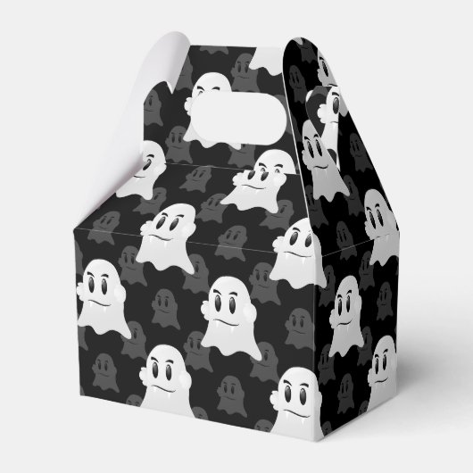 Niedliches Ghost-Blockdesign Geschenkschachtel (Vorderseite)