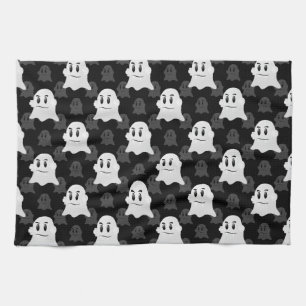 Niedliches Ghost-Blockdesign Geschirrtuch