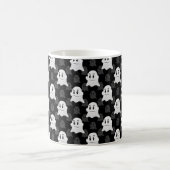 Niedliches Ghost-Blockdesign Kaffeetasse (Mittel)