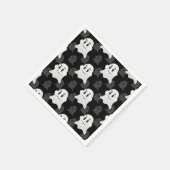 Niedliches Ghost-Blockdesign Serviette (Ecke)