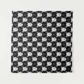 Niedliches Ghost-Blockdesign Wandteppich (Vorderseite (Horizontal))