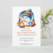 Niedliches Ghost-Boo-Tastisches Halloween-Party Einladung (Stehend Vorderseite)