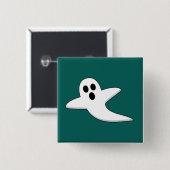 Niedliches Ghost Button (Vorne & Hinten)