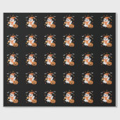 Niedliches Ghost Drink Eiskaffee Halloween Geschenkpapier (Flach)