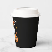 Niedliches Ghost Drink Eiskaffee Halloween Pappbecher (Links)