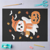 Niedliches Ghost Drink Eiskaffee Halloween Seidenpapier (Basteln)