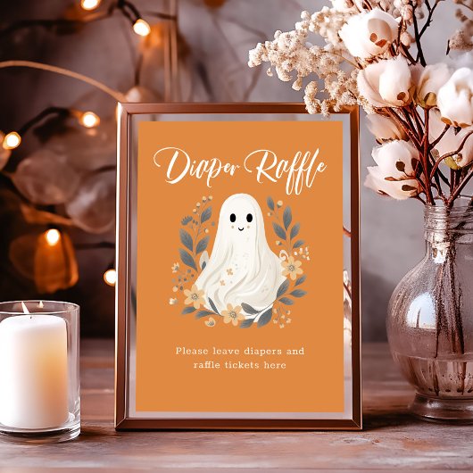Niedliches Ghost Fall Wineller Raffle Baby Duschze