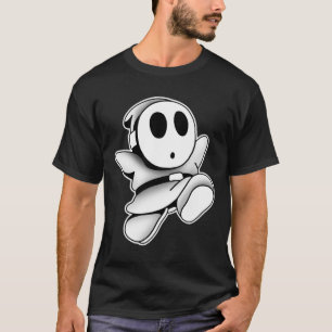 Niedliches Ghost-Gehör Maske Spooky Blackwork T-Shirt