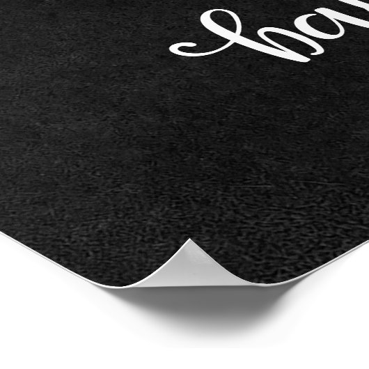 Niedliches Ghost Halloween Baby Dusche Begrüßungsz Poster (Ecke)