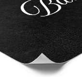 Niedliches Ghost Halloween Baby Dusche Begrüßungsz Poster (Ecke)